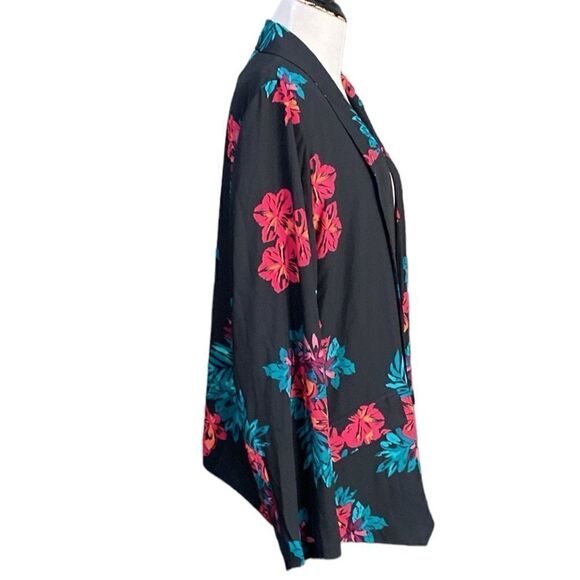 GNW Open Front Softshell Blazer Floral Great Northwest - Picture 4 of 9